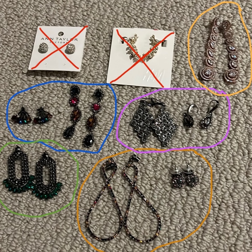 Variety of Earrings